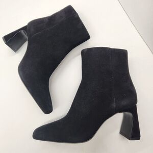 Antonio Melani heeled boots 9 black suede Elana ankle booties whimsigoth new$180